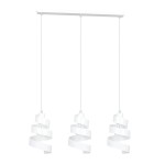 Lampa wisząca dekoracyjna SAGA 3 WHITE