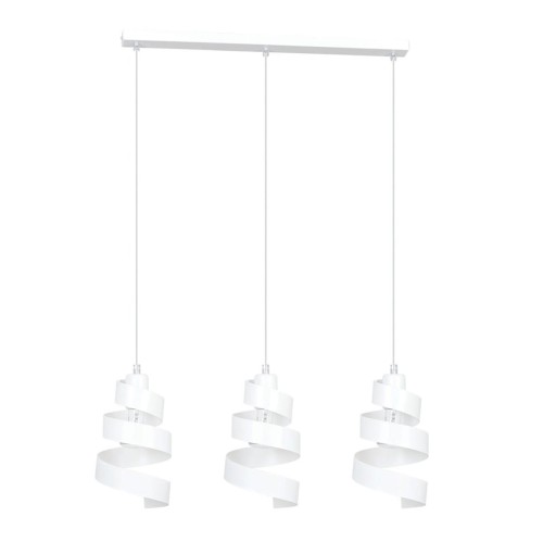 Lampa wisząca dekoracyjna SAGA 3 WHITE