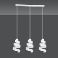 Lampa wisząca dekoracyjna SAGA 3 WHITE