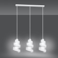 Lampa wisząca dekoracyjna SAGA 3 WHITE