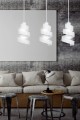 Lampa wisząca dekoracyjna SAGA 3 WHITE