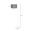 Lampa podłogowa TRAPO LP1 WHITE/GRAY
