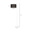 Lampa podłogowa TRAPO LP1 WHITE/WENGE