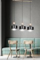 Lampa wisząca TUNISO 3 BLACK
