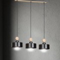 Lampa wisząca TUNISO 3 BLACK