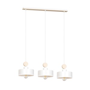 Lampa wisząca TUNISO 3 WHITE
