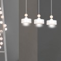 Lampa wisząca TUNISO 3 WHITE