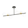 Lampa sufitowa FLOKI 6 BLACK/GOLD