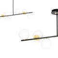Lampa sufitowa FLOKI 6 BLACK/GOLD