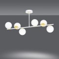 Lampa sufitowa FLOKI 6 WHITE/GOLD