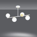 Lampa sufitowa FLOKI 4 WHITE/GOLD