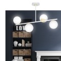 Lampa sufitowa FLOKI 4 WHITE/GOLD
