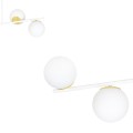 Lampa sufitowa FLOKI 4 WHITE/GOLD