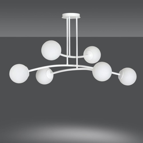 Lampa sufitowa HALLDOR 6 WHITE
