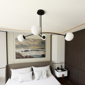 Lampa sufitowa HALLDOR 4 BLACK