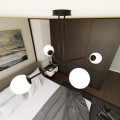Lampa sufitowa HALLDOR 4 BLACK
