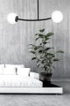 Lampa sufitowa HALLDOR 2 BLACK