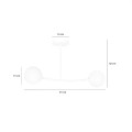 Lampa sufitowa HALLDOR 2 WHITE