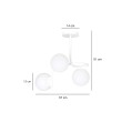Lampa sufitowa KALF 3 WHITE
