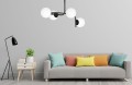 Lampa sufitowa KALF 4A BLACK