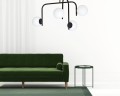 Lampa sufitowa KALF 4B BLACK