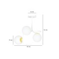 Lampa sufitowa RAGNAR 3 WHITE GOLD