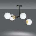 Lampa sufitowa RAGNAR 4A BLACK GOLD