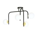 Lampa sufitowa RAGNAR 4B BLACK GOLD