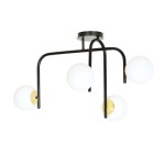 Lampa sufitowa RAGNAR 4B BLACK GOLD
