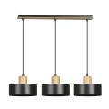 Lampa wisząca TORIN 3 BLACK