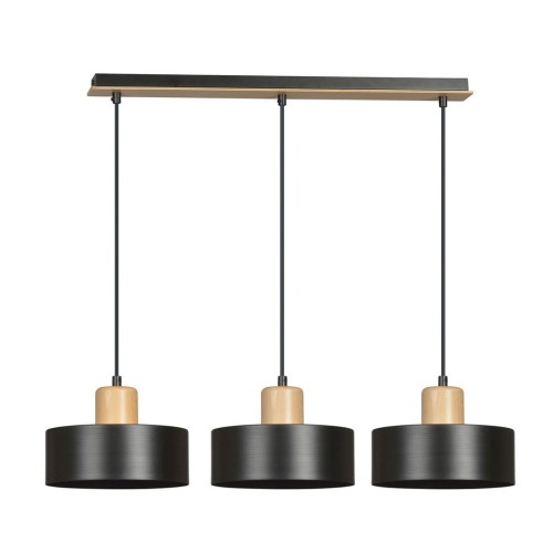 Lampa wisząca TORIN 3 BLACK
