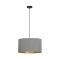 Lampa wisząca z abażurem HILDE 1 BLACK/GRAY