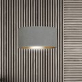 Lampa wisząca z abażurem HILDE 1 BLACK/GRAY