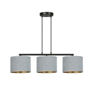 Lampa wisząca z abażurami HILDE 3 BLACK/GRAY