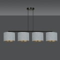 Lampa wisząca z abażurami HILDE 4 BLACK/GRAY