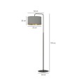 Lampa podłogowa HILDE LP1 BLACK/GRAY