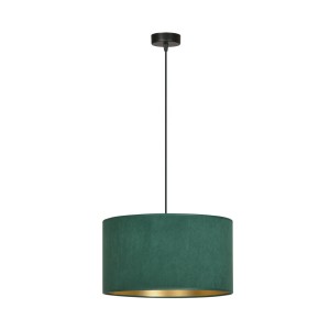 Lampa wisząca z abażurem HILDE 1 BLACK/GREEN