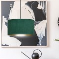 Lampa wisząca z abażurem HILDE 1 BLACK/GREEN