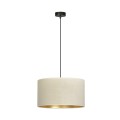Lampa wisząca z abażurem HILDE 1 BLACK/WHITE