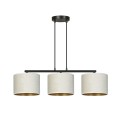 Lampa wisząca z abażurami HILDE 3 BLACK/WHITE