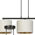 Lampa wisząca z abażurami HILDE 3 BLACK/WHITE