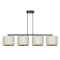 Lampa wisząca z abażurami HILDE 4 BLACK/WHITE