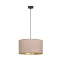 Lampa wisząca z abażurem HILDE 1 BLACK/ROSE