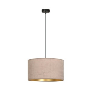 Lampa wisząca z abażurem HILDE 1 BLACK/ROSE