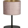 Lampa stołowa HILDE LN1 BLACK/ROSE