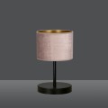 Lampa stołowa HILDE LN1 BLACK/ROSE