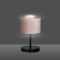 Lampa stołowa HILDE LN1 BLACK/ROSE