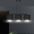 Lampa wisząca z abażurami HILDE 3 BLACK/BLACK