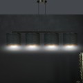 Lampa wisząca z abażurami HILDE 4 BLACK/BLACK