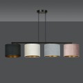 Lampa wisząca z abażurami HILDE 4 BLACK/MIX